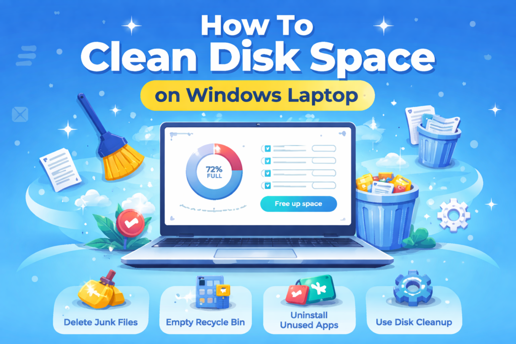 How to Clean Disk Space on Windows Laptop