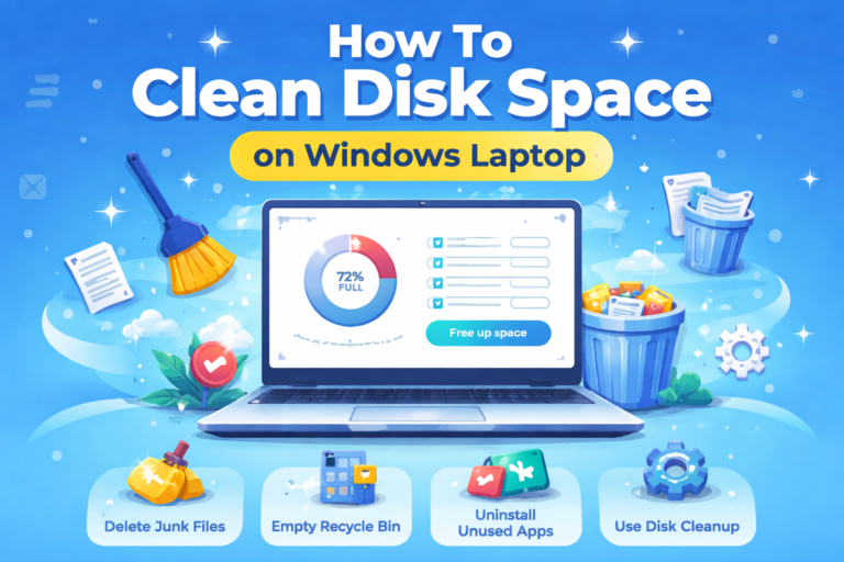 How to Clean Disk Space on Windows Laptop