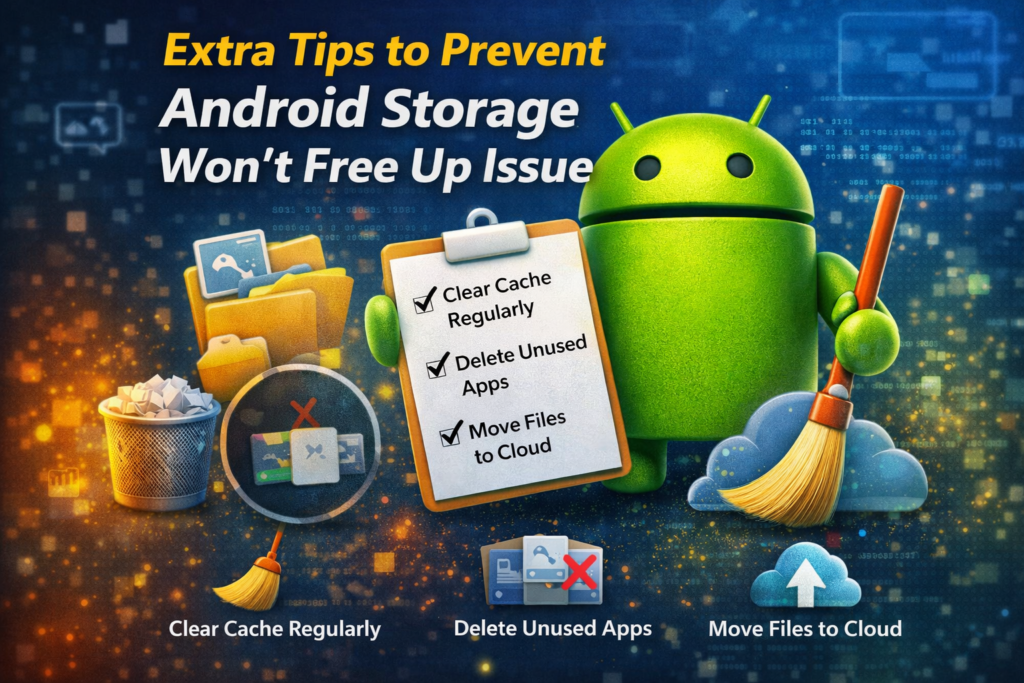 Extra Tips to Prevent Android Storage Won’t Free Up Issue
