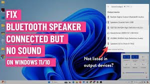 Bluetooth No Sound Windows Fix – Check Output Settings