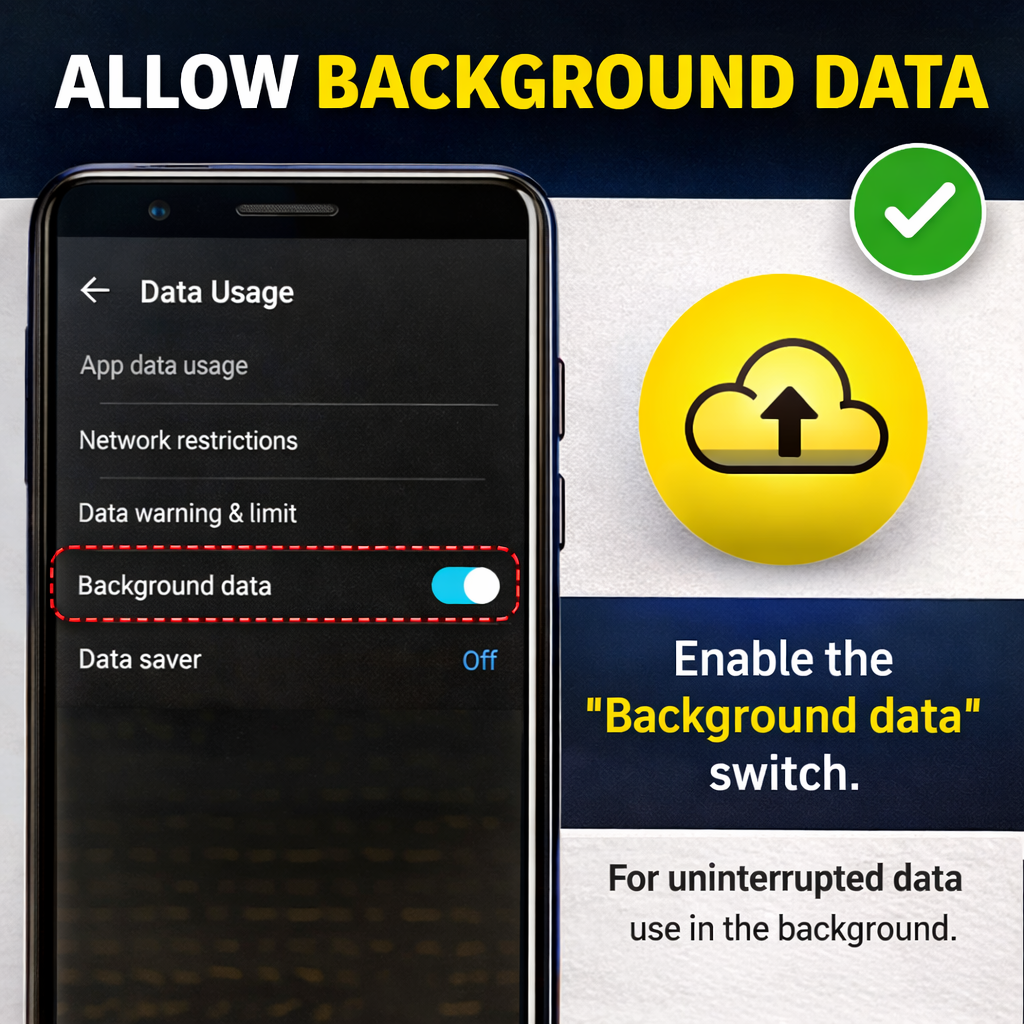 Allow Background Data